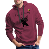 Phly Embassy Men’s Premium Hoodie - burgundy