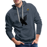 Phly Embassy Men’s Premium Hoodie - heather denim