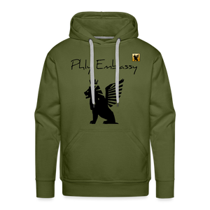 Phly Embassy Men’s Premium Hoodie - heather denim