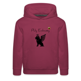 Phly Embassy Kids‘ Premium Hoodie - burgundy