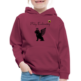 Phly Embassy Kids‘ Premium Hoodie - burgundy