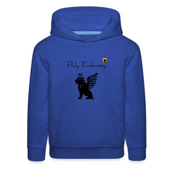 Phly Embassy Kids‘ Premium Hoodie - royal blue