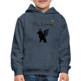 Phly Embassy Kids‘ Premium Hoodie - heather denim