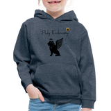 Phly Embassy Kids‘ Premium Hoodie - heather denim