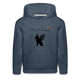 Phly Embassy Kids‘ Premium Hoodie - heather denim