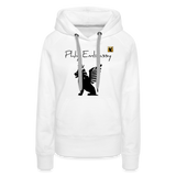 Phly Embassy Women’s Premium Hoodie - white