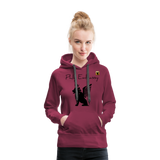 Phly Embassy Women’s Premium Hoodie - burgundy