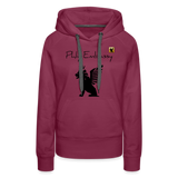 Phly Embassy Women’s Premium Hoodie - burgundy