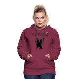 Phly Embassy Women’s Premium Hoodie - burgundy