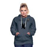 Phly Embassy Women’s Premium Hoodie - heather denim