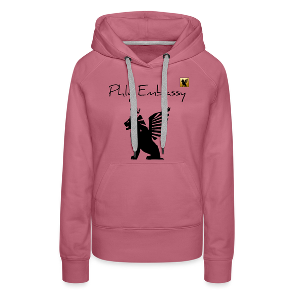 Phly Embassy Women’s Premium Hoodie - mauve