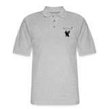 Phly Embassy Men's Pique Polo Shirt - heather gray