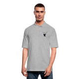 Phly Embassy Men's Pique Polo Shirt - heather gray