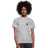 Phly Embassy Women's Pique Polo Shirt - heather gray