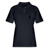 Phly Embassy Women's Pique Polo Shirt - midnight navy