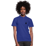 Phly Embassy Women's Pique Polo Shirt - royal blue