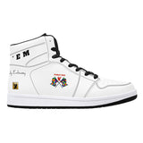 Phly Embassy-D16 High-Top Synthetic Leather Sneakers - Black/Wht